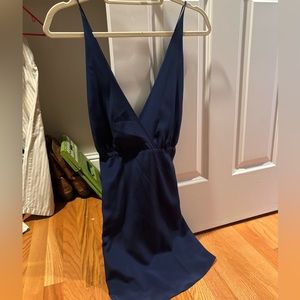 MYNE silk mini dress